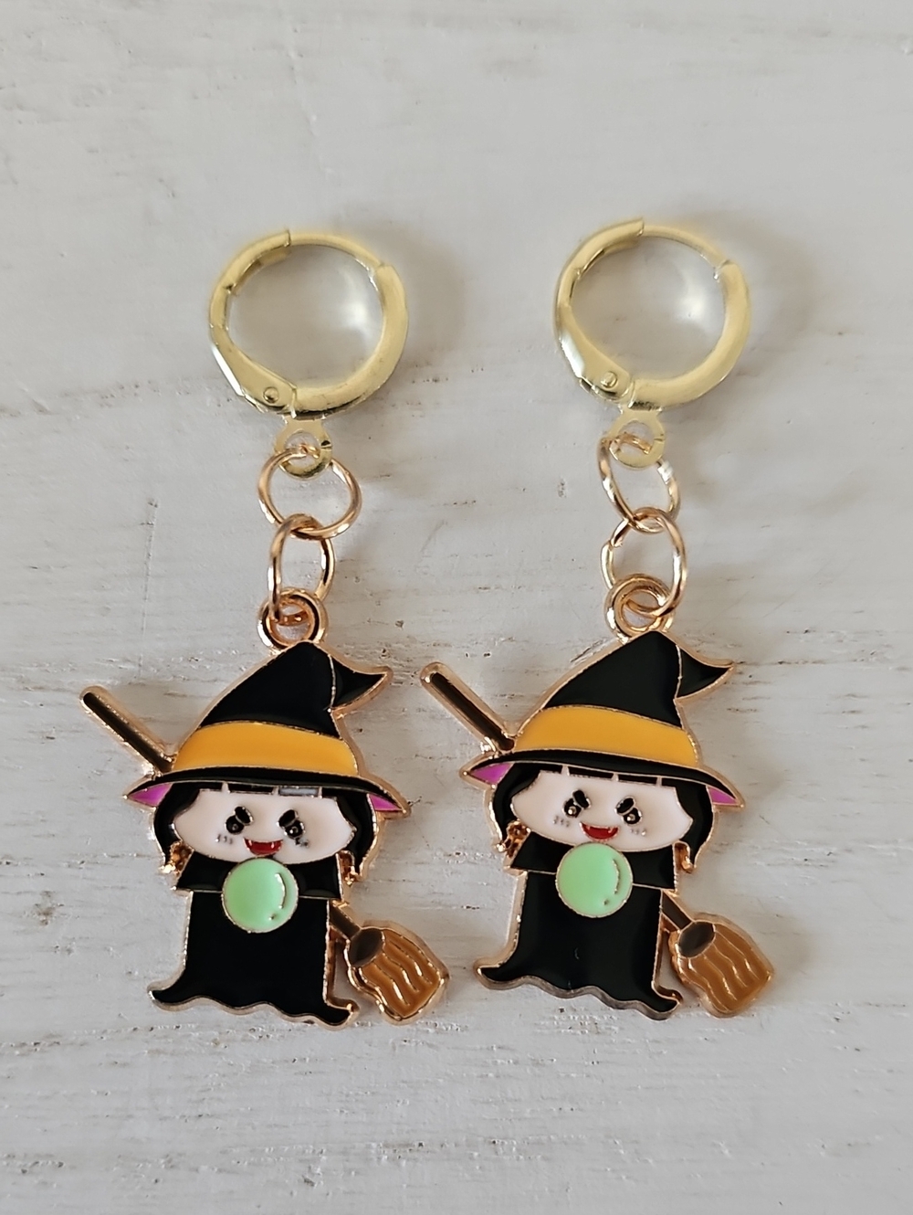 Cute Witch Drop Earrings for Women